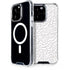 Elephant Print White iPhone 15 Pro MagSafe Case